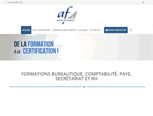 Tablet Screenshot of actionformation81.fr